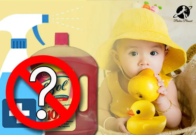 Is Lysol safe for baby toys