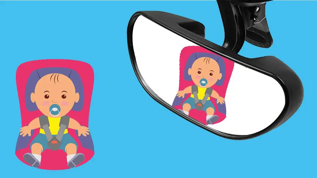 How to put baby mirror in car without headrest