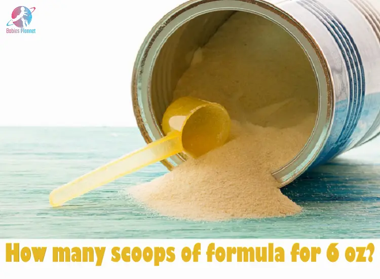 How many scoops of formula for 6 oz