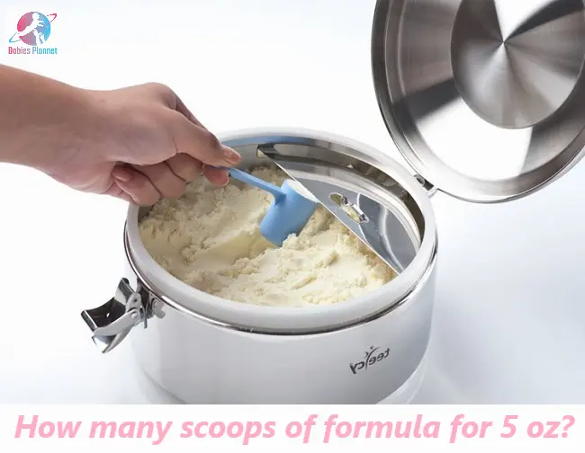 how many scoops of formula for 5 oz