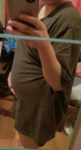 11 weeks pregnant bump or bloating
